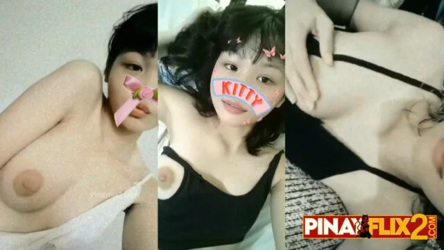 Pinakita ni Kitty Ang Mabalbon na Pussy